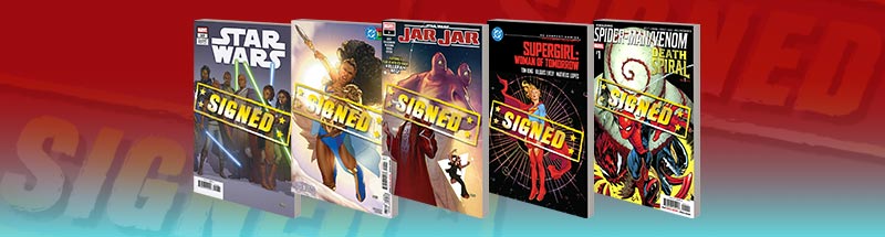 New signed Comics