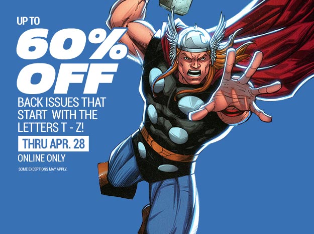 Up to 60% OFF Select Back Issues