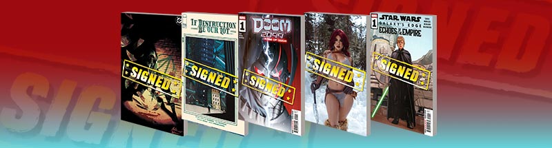 New Signed Comics