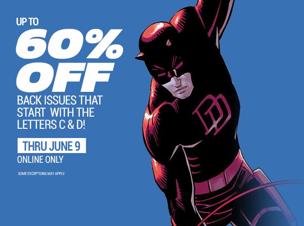 Up to 60% Off Back Issues that start with the letters C and D