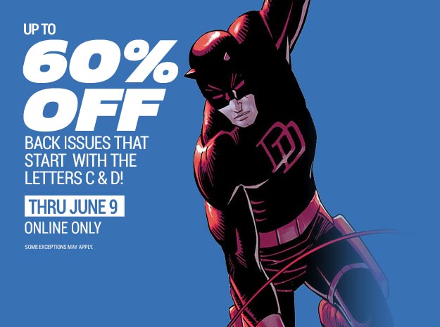 Up to 60% Off Back Issues that start with the letters C and D