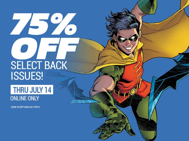 75% Off Select Back Issues