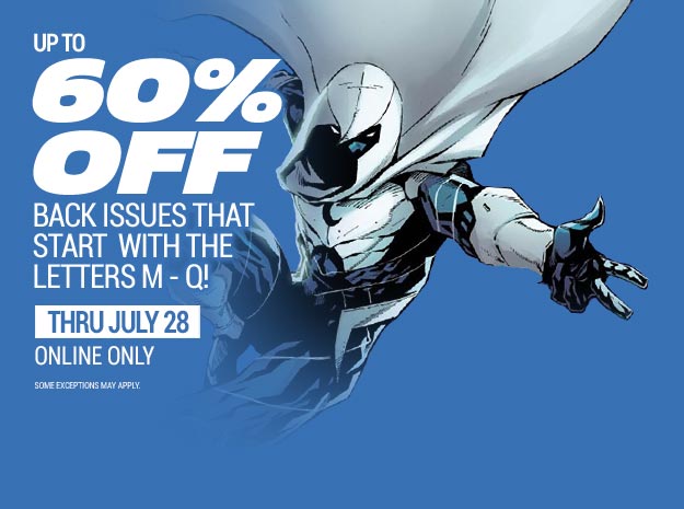 Up to 60% Off Back Issues that start with the letter M-Q 