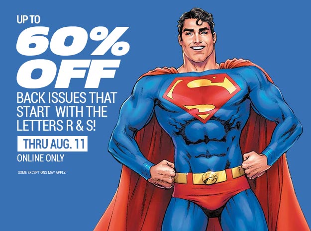 Up to 60% Off Back Issues that start with the letters R and S