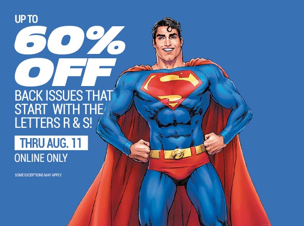 Up to 60% Off Back Issues that start with the letters R and S