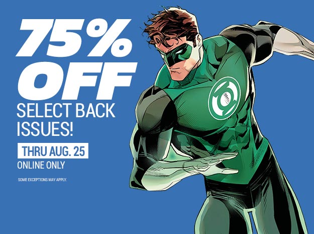 75% OFF SELECT BACK ISSUES