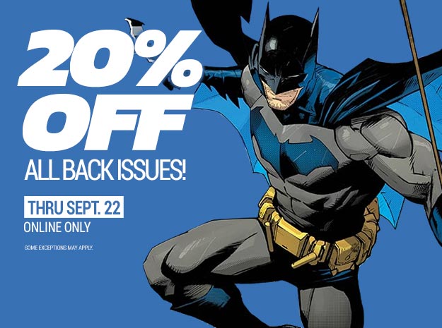 20% off all back issues 