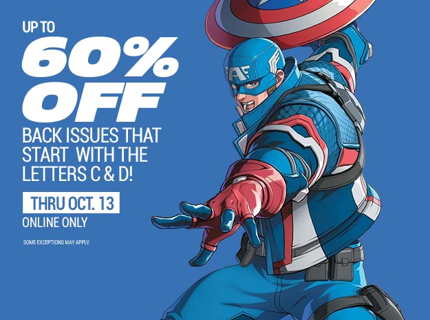 Up to 60% OFF Back Issues that start with the letters C and D