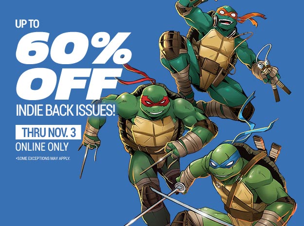 Up to 60% off all indie back issues 