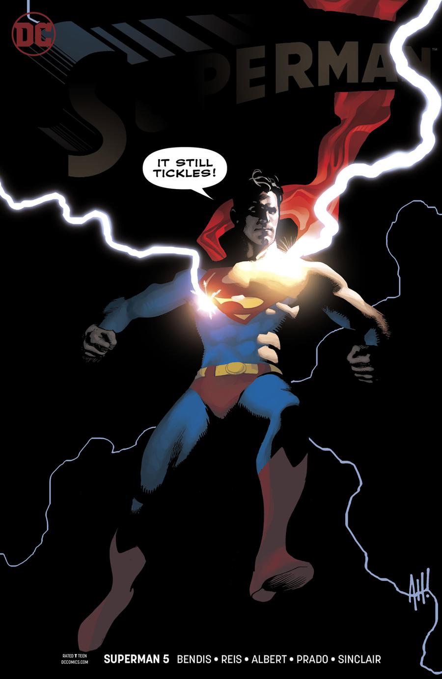 Superman vol 5 issue 5 adam hughes cover